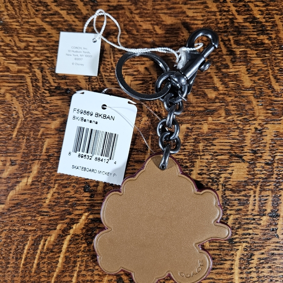 Coach x Disney Skateboard Mickey Mouse Bag Charm NWT - Picture 7 of 9